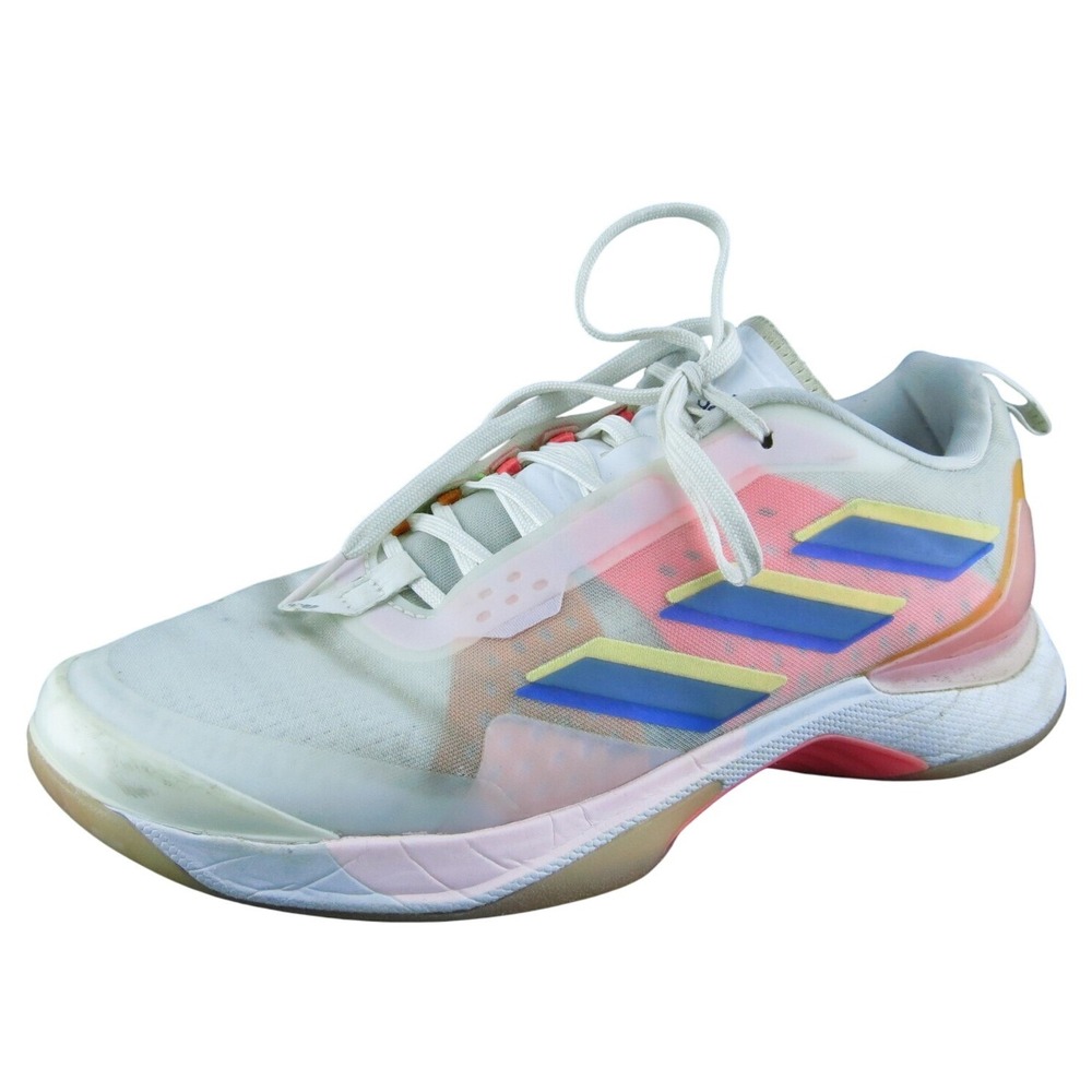 adidas Avacourt Legacy Indigo Women Sneaker Shoes White Synthetic Lace Up Sz 6.5